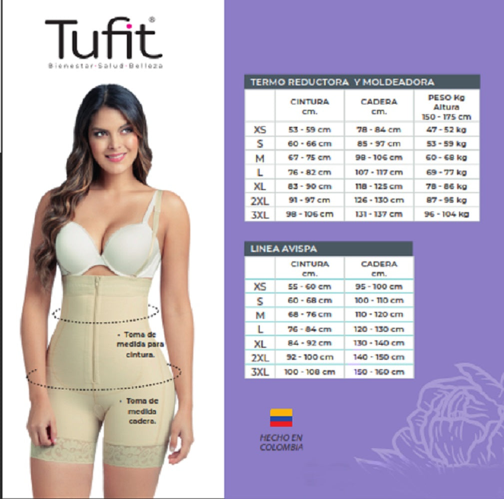 Chaleco Moldeador Colombiano con Tirantes - Cintura de Avispa