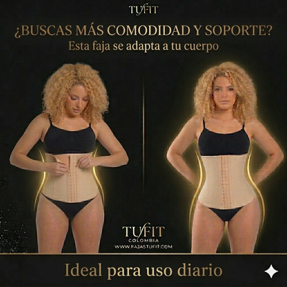 Cinturilla Strapless con Soporte Abdominal - Uso Diario Discreto