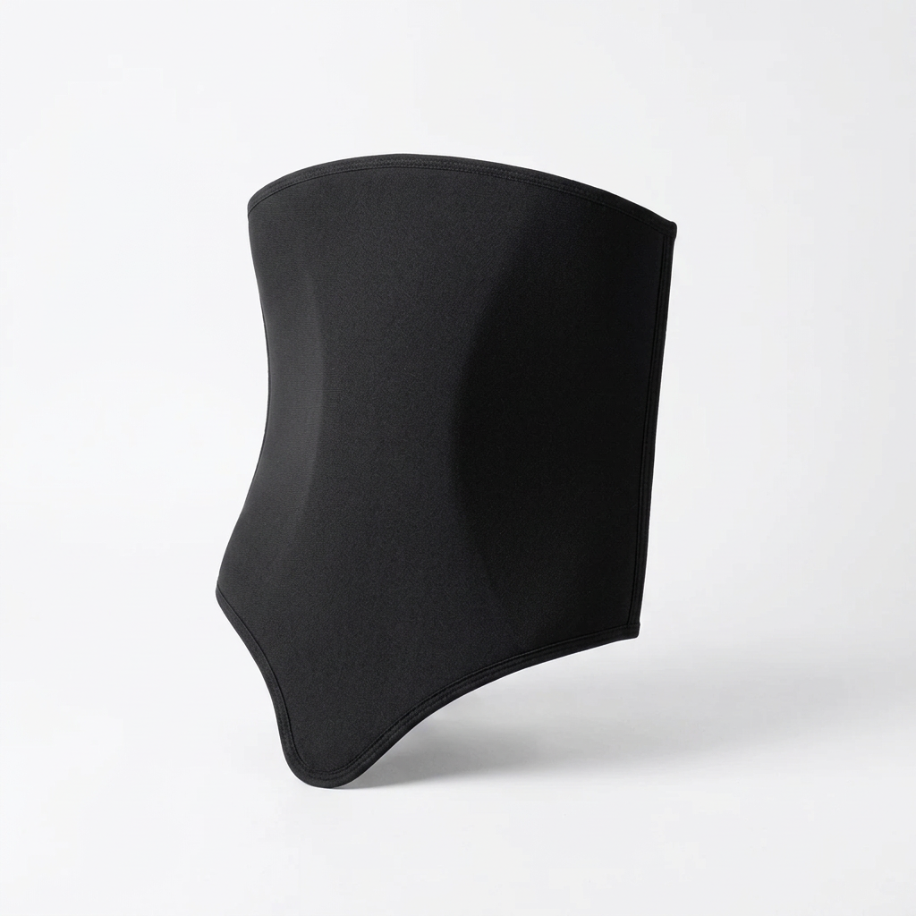 Moldeador lumbar de espuma TUFIT Ref. TL01 en color negro, vista del producto solo sobre fondo blanco